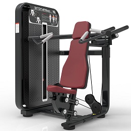 坐姿推肩訓(xùn)練器 坐式舉肩部推舉訓(xùn)練器